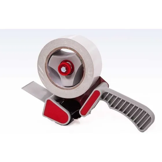 Roliba tapedispenser med pistolgreb og bremse, 50 x 66 mm