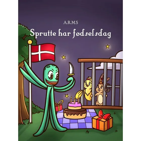 Sprutte har fødselsdag - letlæst børnebog