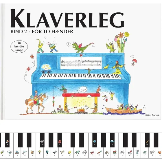 Klaverleg bind 2 – For to hænder (blå)