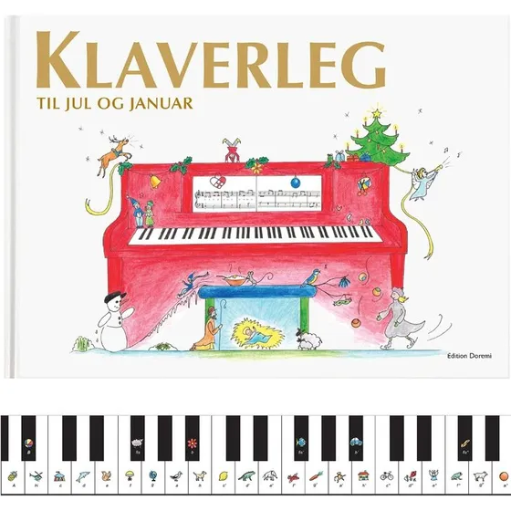 Klaverleg: Jul og Januar – julebog til begyndere