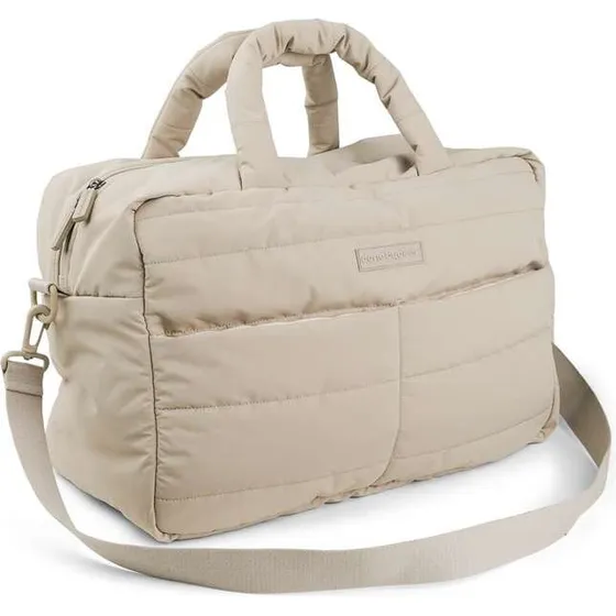 Done by Deer Quiltet Pusletaske Beige (inkl. skiftemåtte)
