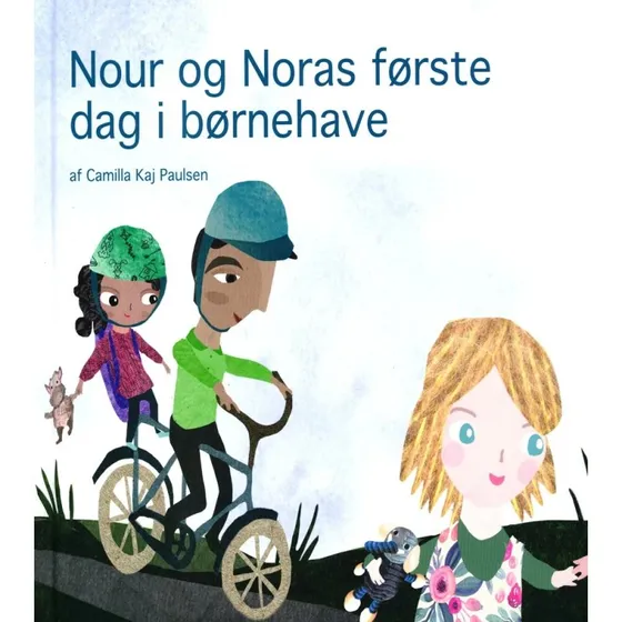 Nour og Noras første dag i børnehave