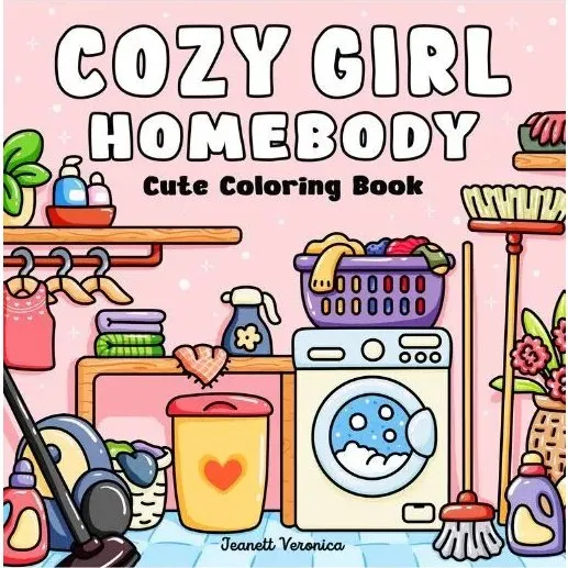 Cozy Girl Homebody – malebog af Jeanett Veronica