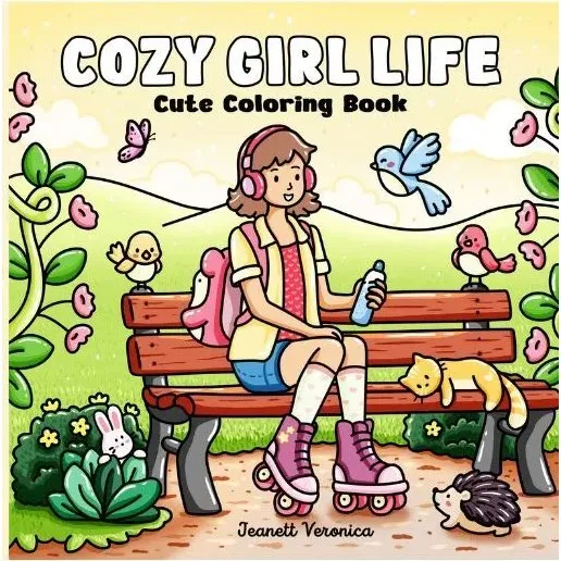 Cozy Girl Life – Malebog af Jeanett Veronica