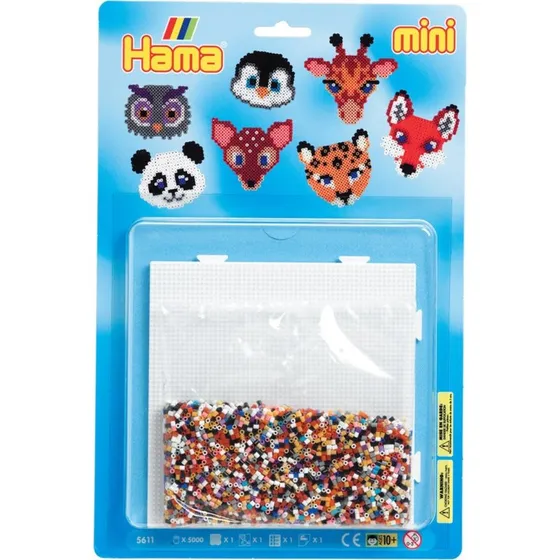 Hama Mini Perler - Dyrehoveder 5.000 stk.