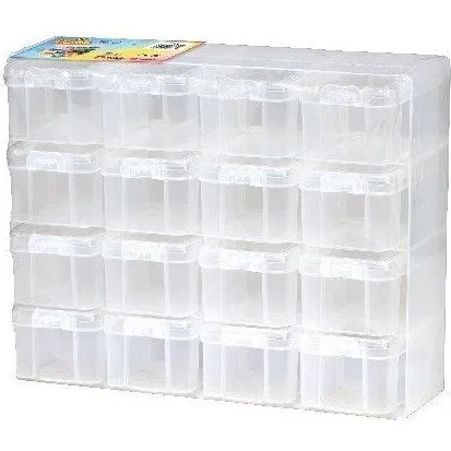 Hama opbevaringsboks 16 rum - 22x28x8,5 cm