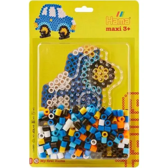 Hama Maxi Perlest - Bil (250 perler)