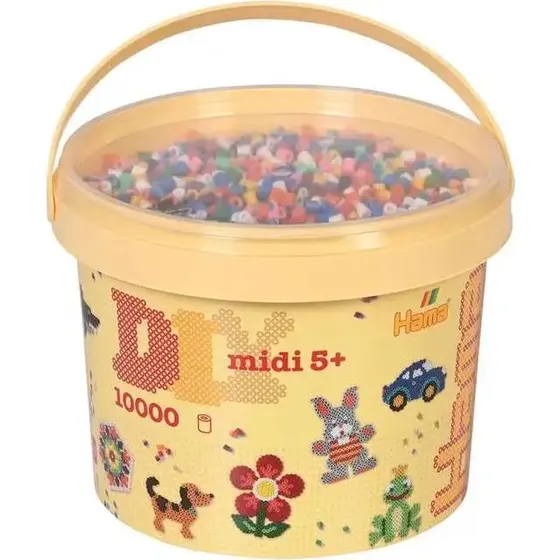 Hama Midi Perler 10.000 stk Mix 00 - Spand