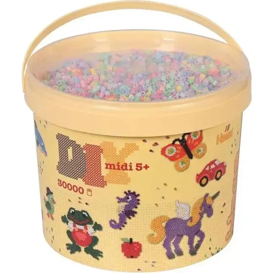 Hama Midi Perler Pastel Mix 50 - 30.000 stk