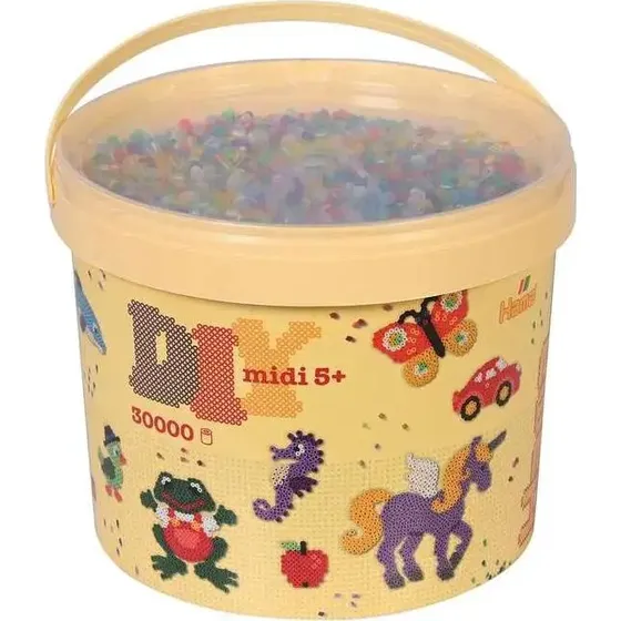 Hama Midi Perler Transparent Mix 53 – 30.000 stk.