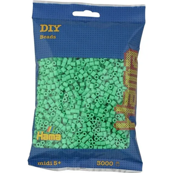 Hama Midi Perler 3000 stk  Lysgrn