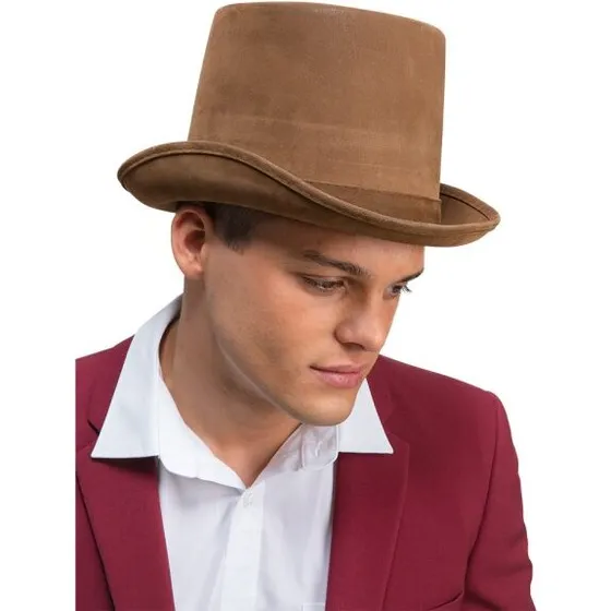 LUX Høj Hat - Brun, One Size