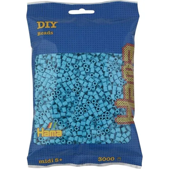 Hama Midi Perler 3.000 stk  Azurbl