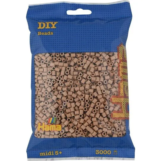 Hama Midi Perler 3000 stk – Lys Nougat
