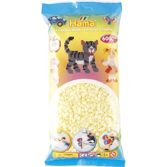 Hama Midi Perler Creme 6.000 stk