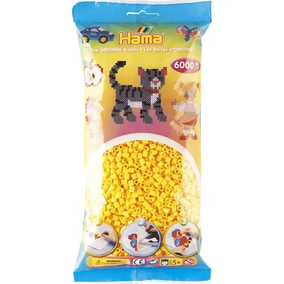 Hama Midi Perler 6000 stk – Gul