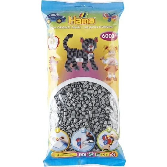 Hama Midi Perler Gr 6000 stk