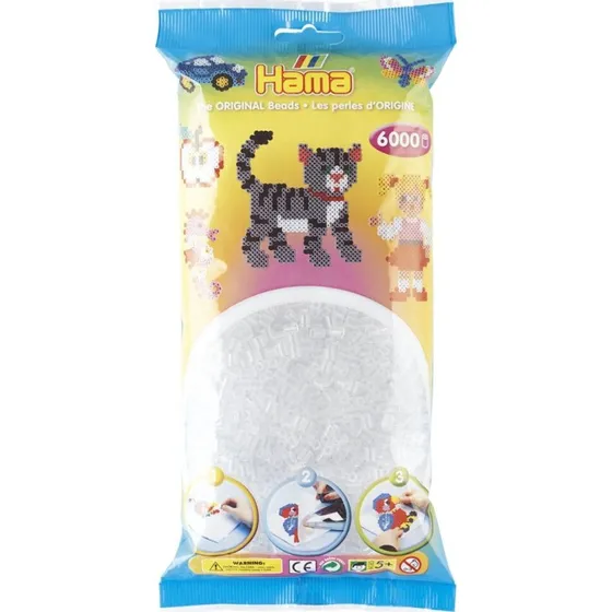 Hama Midi Perler Klar 6000 stk