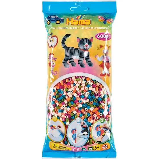 Hama Midi Perler Mix 58  6.000 stk