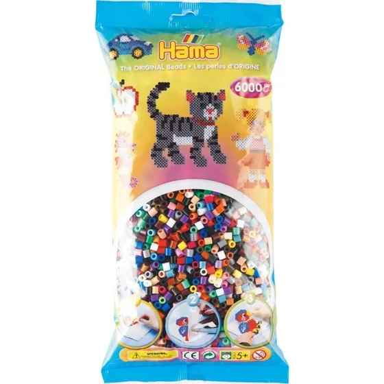 Hama Midi Perler Mix 67 - 6.000 stk