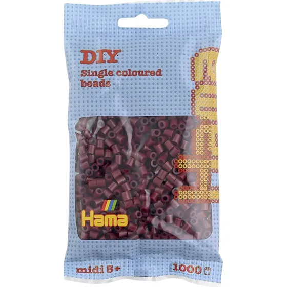 Hama Midi Perler 1000 stk  Bordeaux