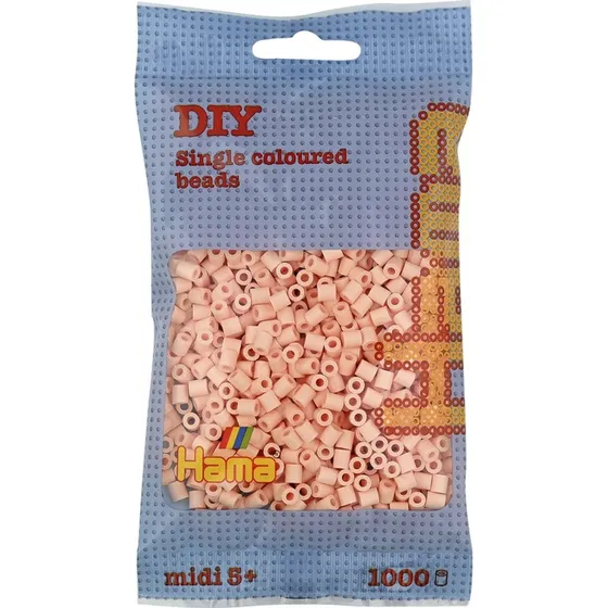 Hama Midi Perler 1000 stk  Lys fersken (207-78)