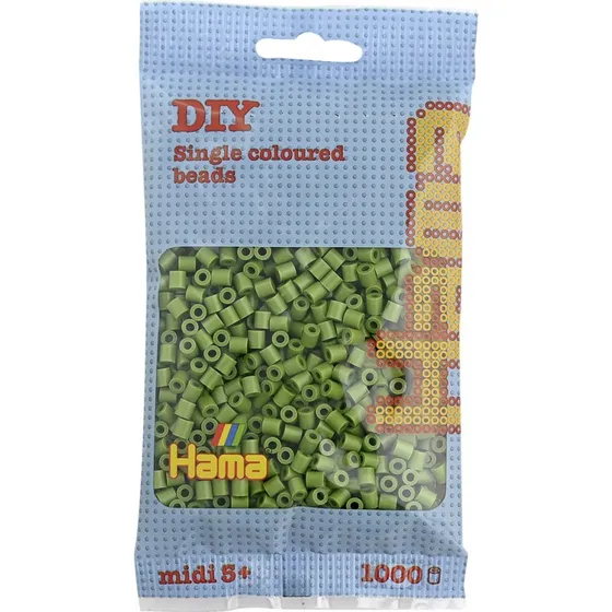 Hama Midi Perler 1000 stk  Oliven