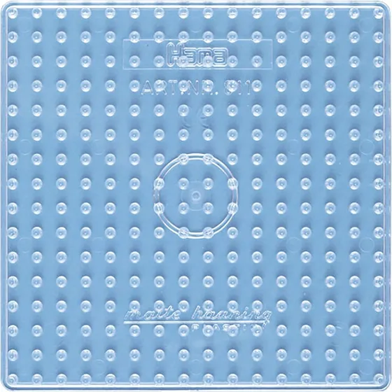 Hama Maxi perleplade 16x16 cm  firkantet, transparent