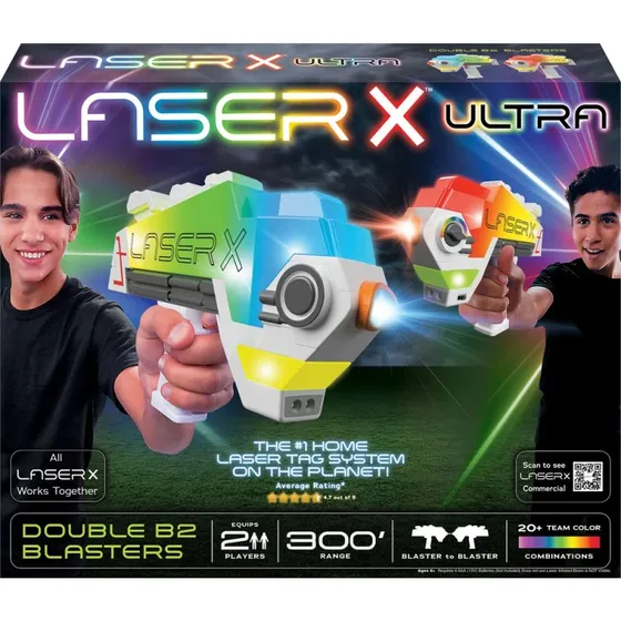 Laser X Ultra 2-pak  Lasertag blasterst med lys og lyd