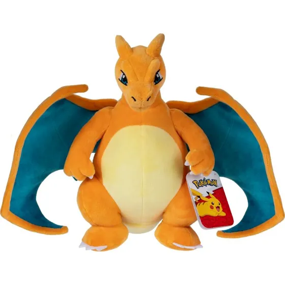 Pokmon Charizard bamse 30 cm - bldt plysdyr