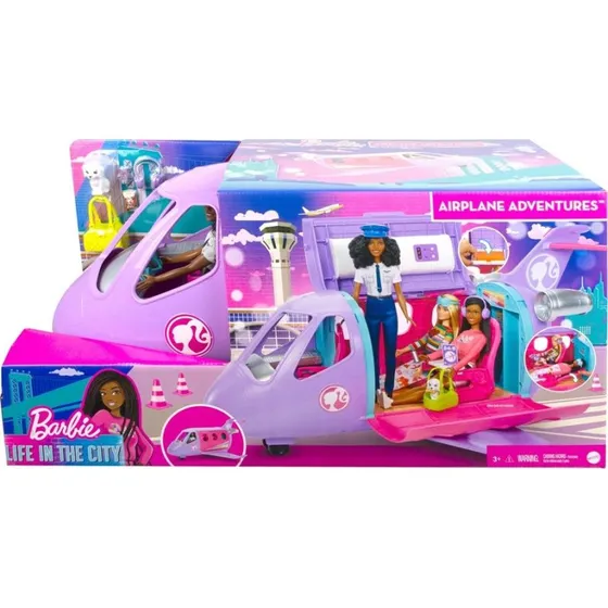 Barbie Airplane Adventures Legest med Dukke og Tilbehr