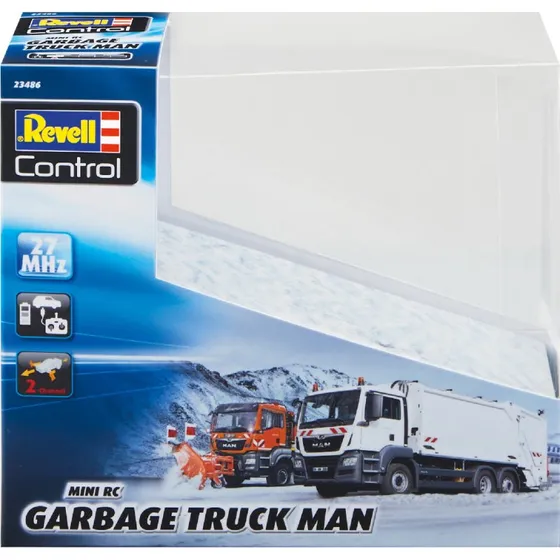 Revell Mini RC MAN Skraldebil fjernstyret  Hvid (8+)