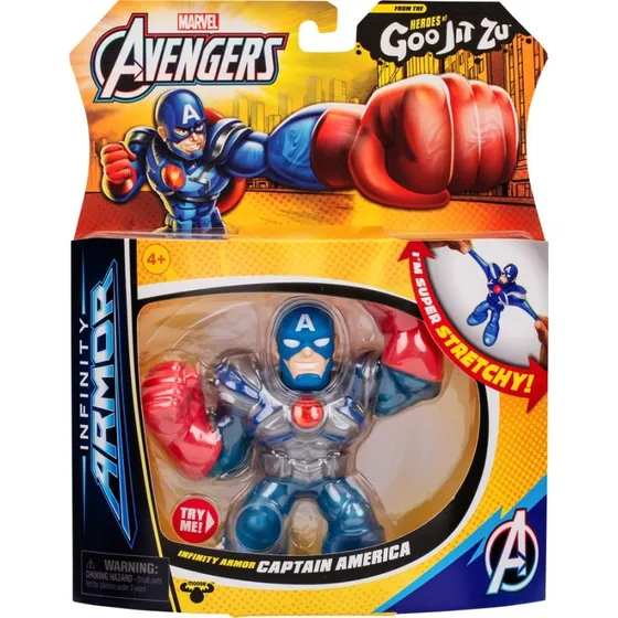 Goo Jit Zu Marvel Infinity Armor - Strækbar Superheltefigur