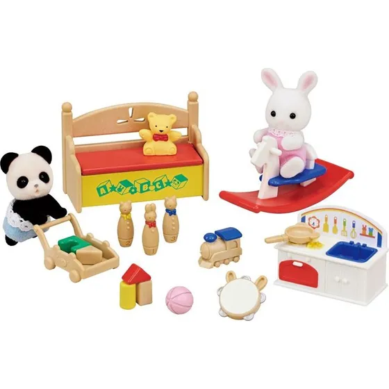 Sylvanian Families Børnehave-sæt: Snekanin & Panda Babys
