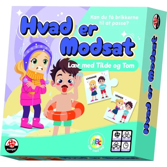 Danspil: Hvad er Modsat  pdagogisk spil 4+