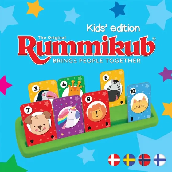 Rummikub Kids – pædagogisk brætspil med dyrefigurer