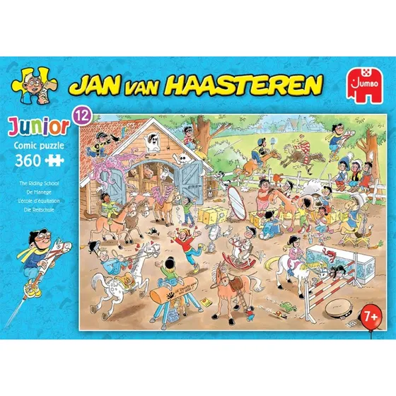 Jan van Haasteren Junior Puslespil – The Riding School 360 brikker