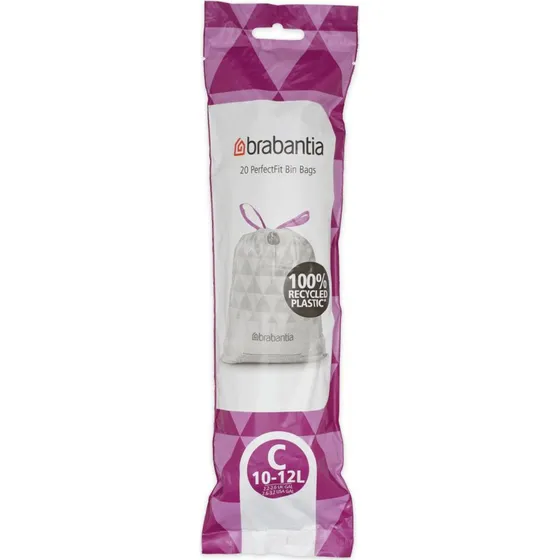 Brabantia PerfectFit affaldsposer C 10–12 L, 20 stk