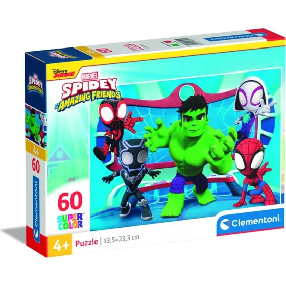 Spidey and His Amazing Friends puslespil – 60 brikker