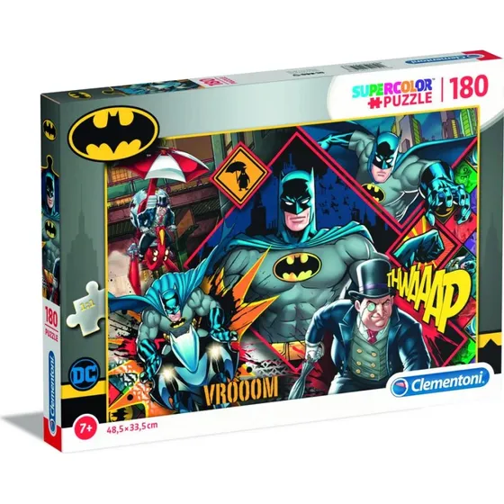 Clementoni Batman Puslespil 180 brikker (48,5x33,5 cm)