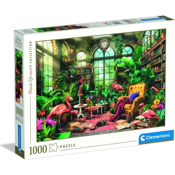 Puslespil The Greenhouse Library 1000 brikker (70x50 cm)