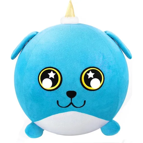 Biggies Hund – oppustelig plysfigur med pumpe