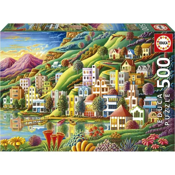 Educa Hidden Harbor 500 brikker - 48x34 cm