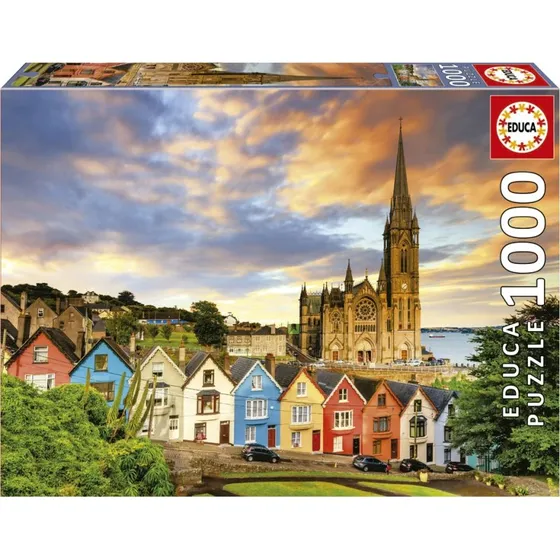 Educa Puslespil 1000 brikker – Cobh Cathedral, Irland