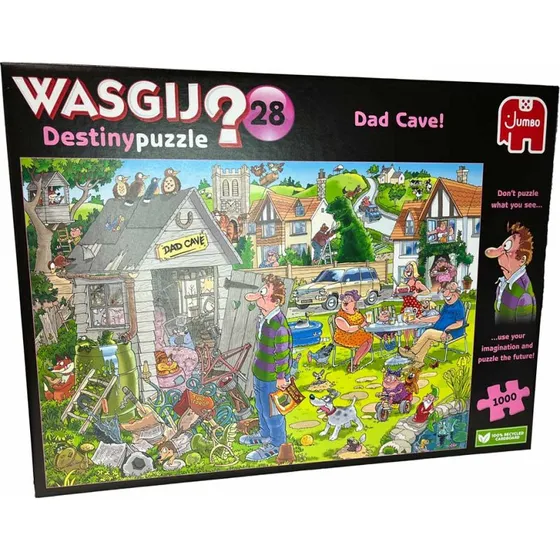 Wasgij Destiny 28 "Dad Cave"  1000 brikker
