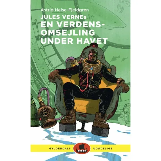 En verdensomsejling under havet – Jules Verne (Gyldendals Udødelige)