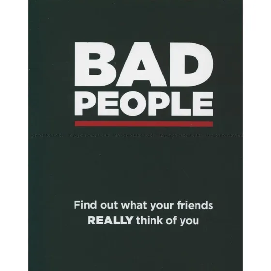 Bad People (engelsk) - festspil til voksne