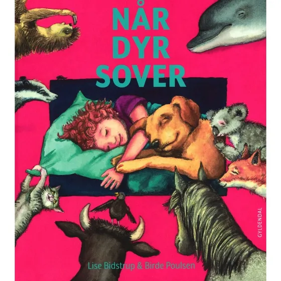 Når dyr sover - billedbog af Lise Bidstrup