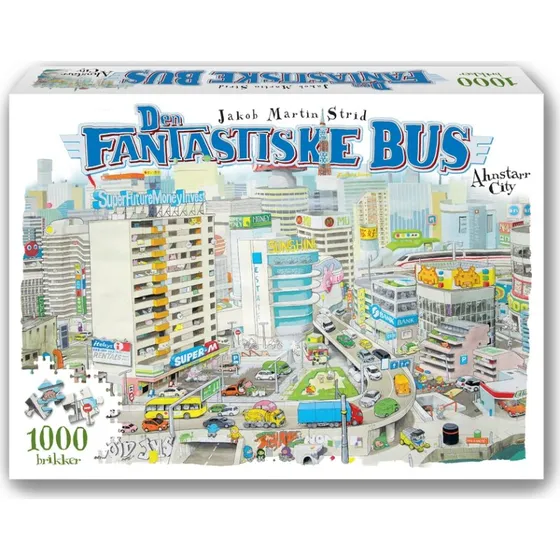Den fantastiske bus  Ahnstarr City 1000 brikker