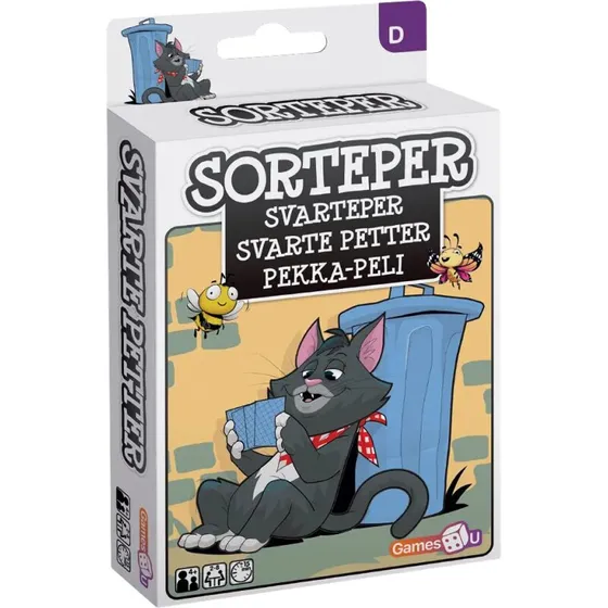 Sorteper - klassisk kortspil til familie og børn